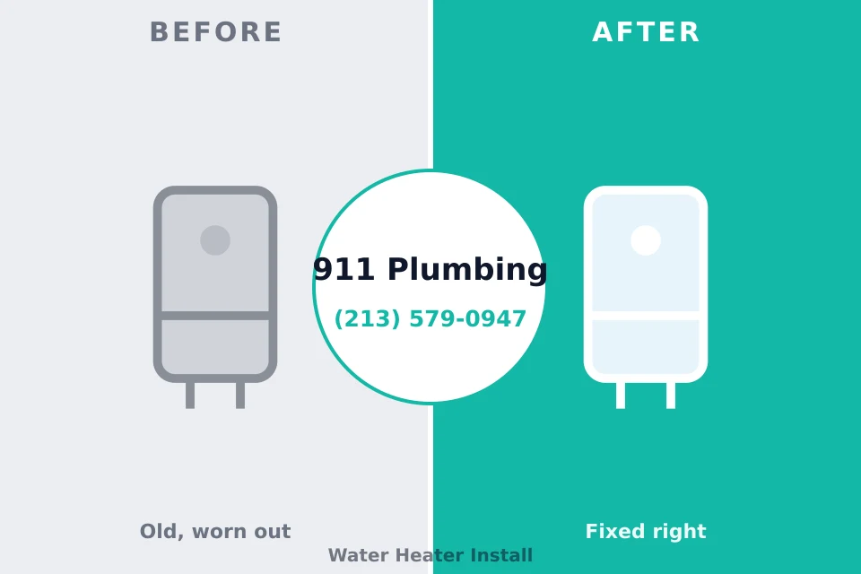 Before and after: plumbing repair Oyster Creek, TX